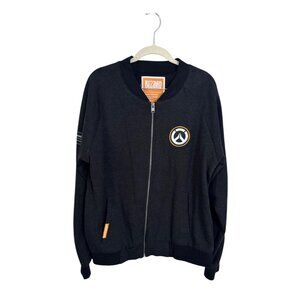 Overwatch fleece bomber jacket size L blizzard entertainment video game anime